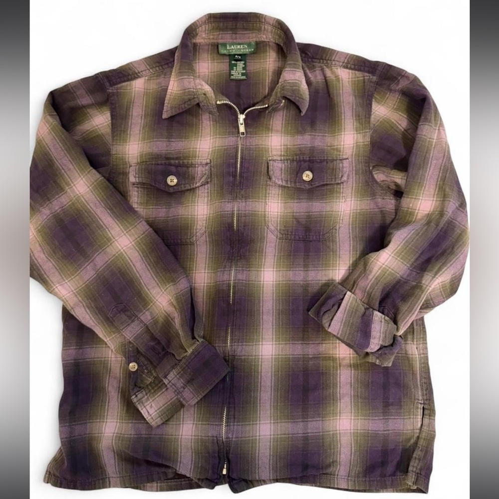 VINTAGE 90s RALPH LAUREN SHIRT JACKET